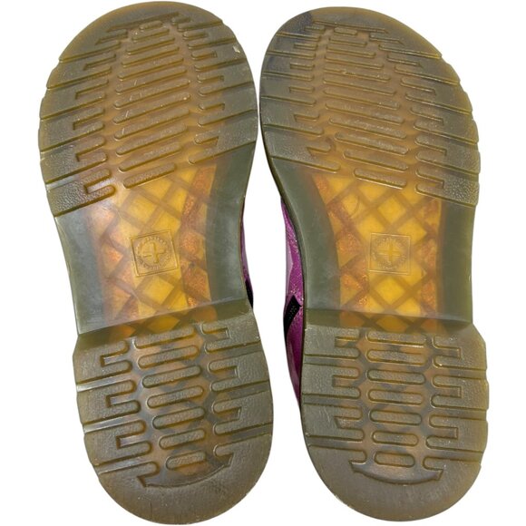 Dr Marten 1460 Glitter J Pink Cosmic Lace up Combat Boots - Picture 9 of 10